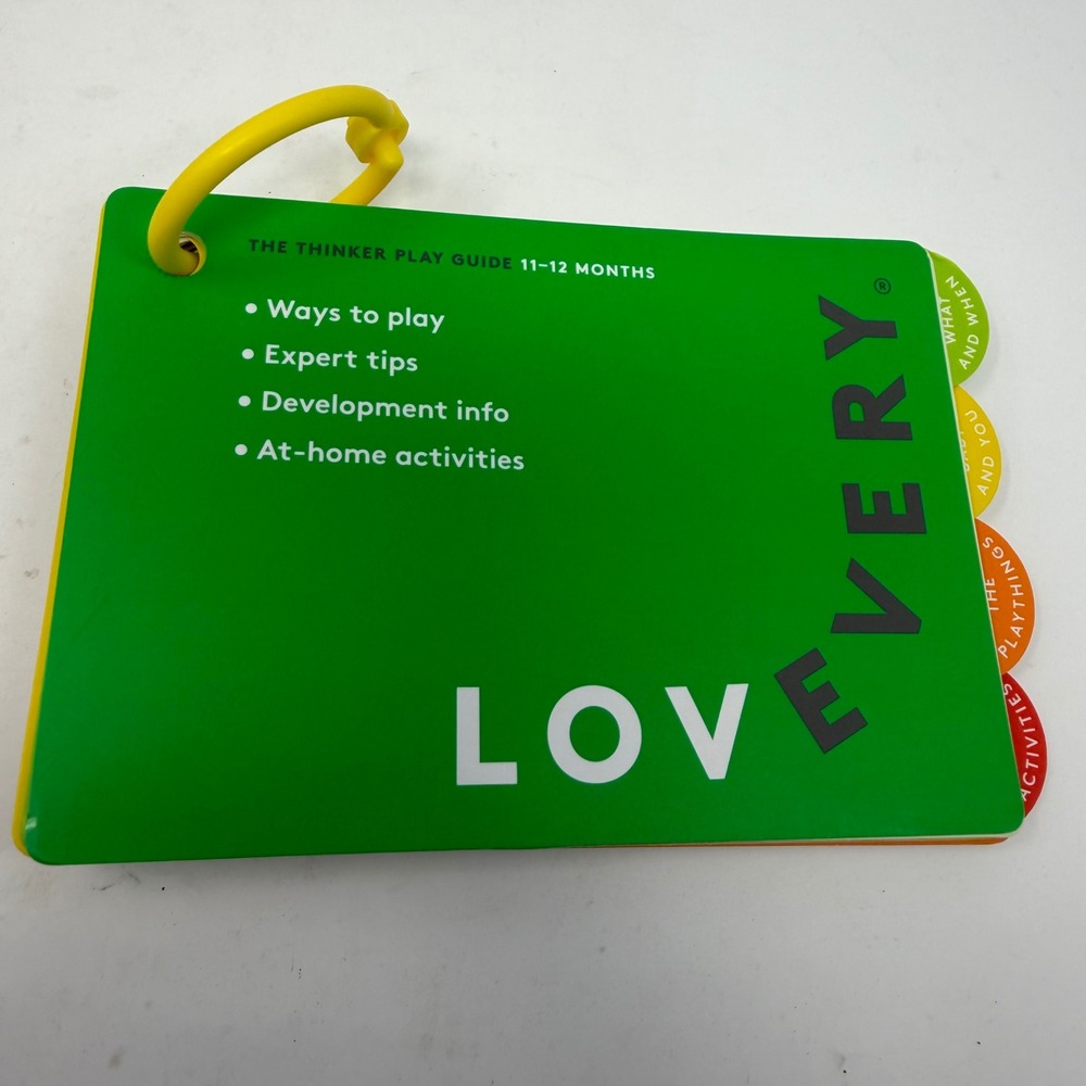 Lovevery The Thinker Play Guide 11-12 Months Educational Parenting Booklet